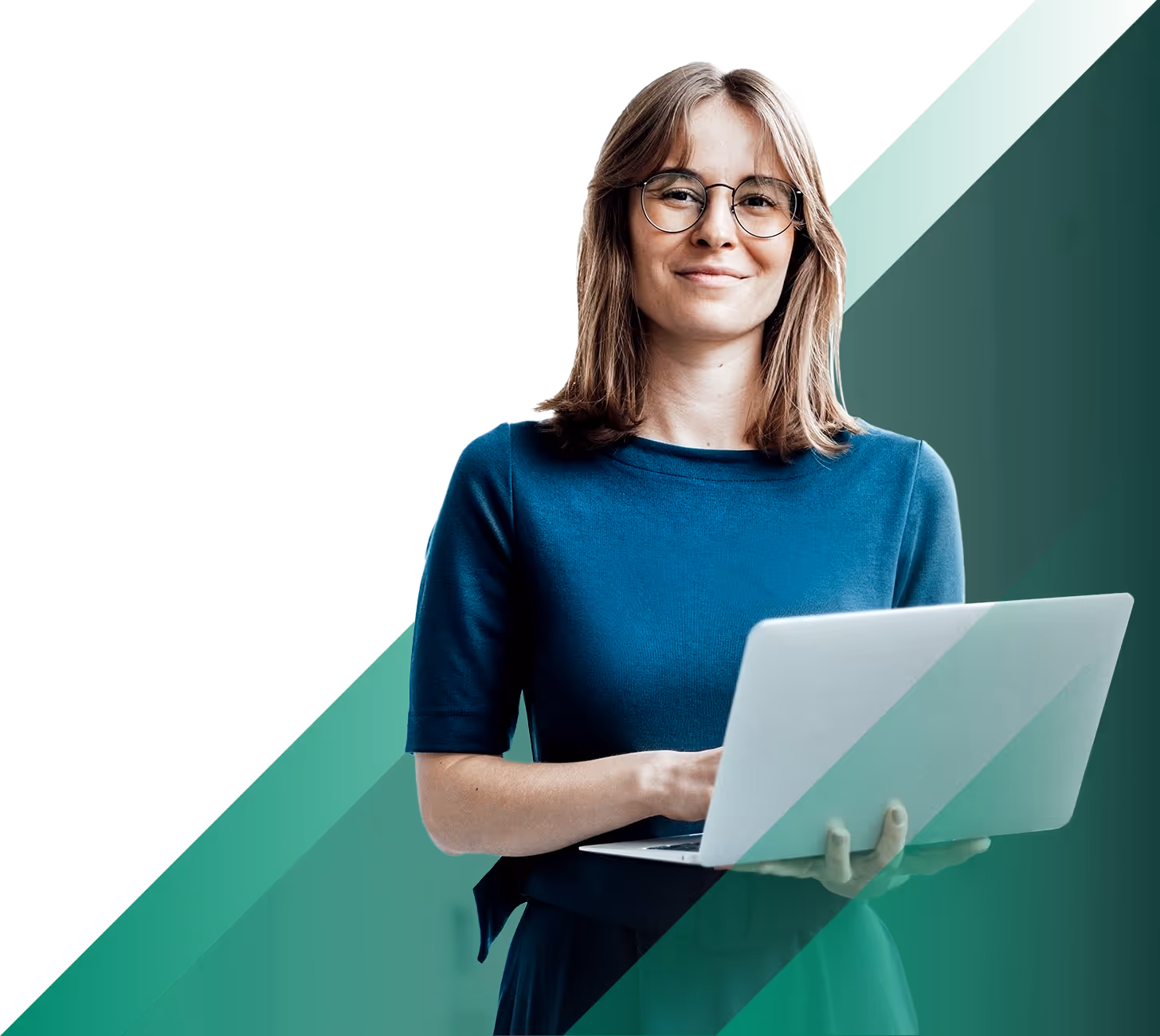 Portrait of a young female data analyst