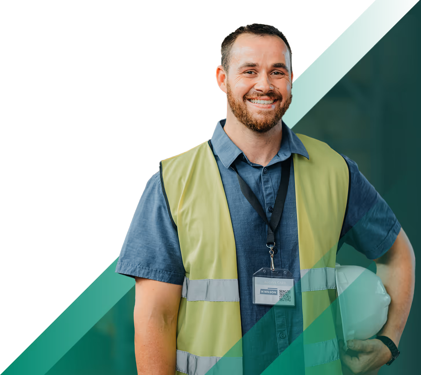 Portrait of a male warehouse manager
