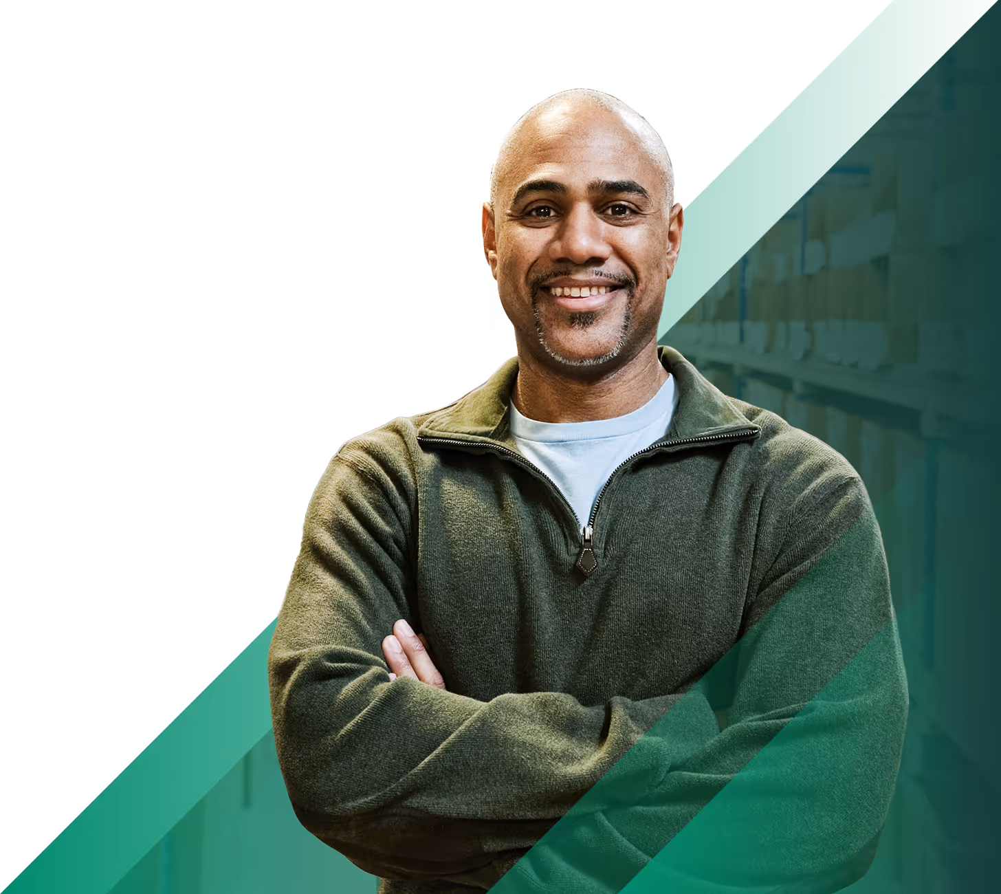 Portrait of a male supply chain manager