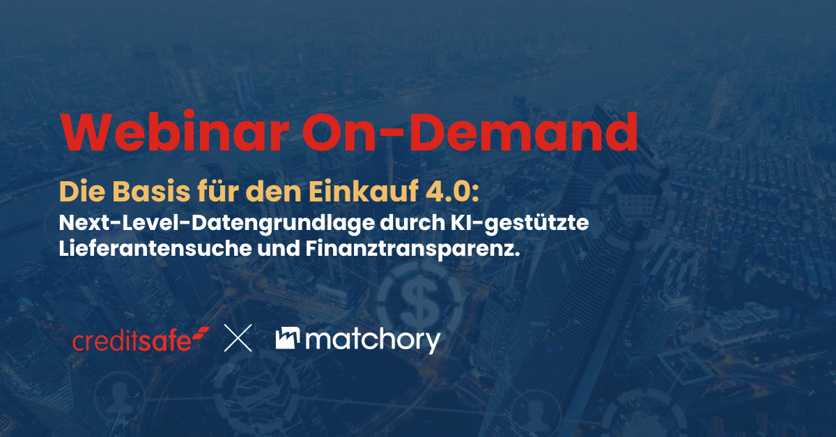 creditsafe x Matchory: on-demand webinar