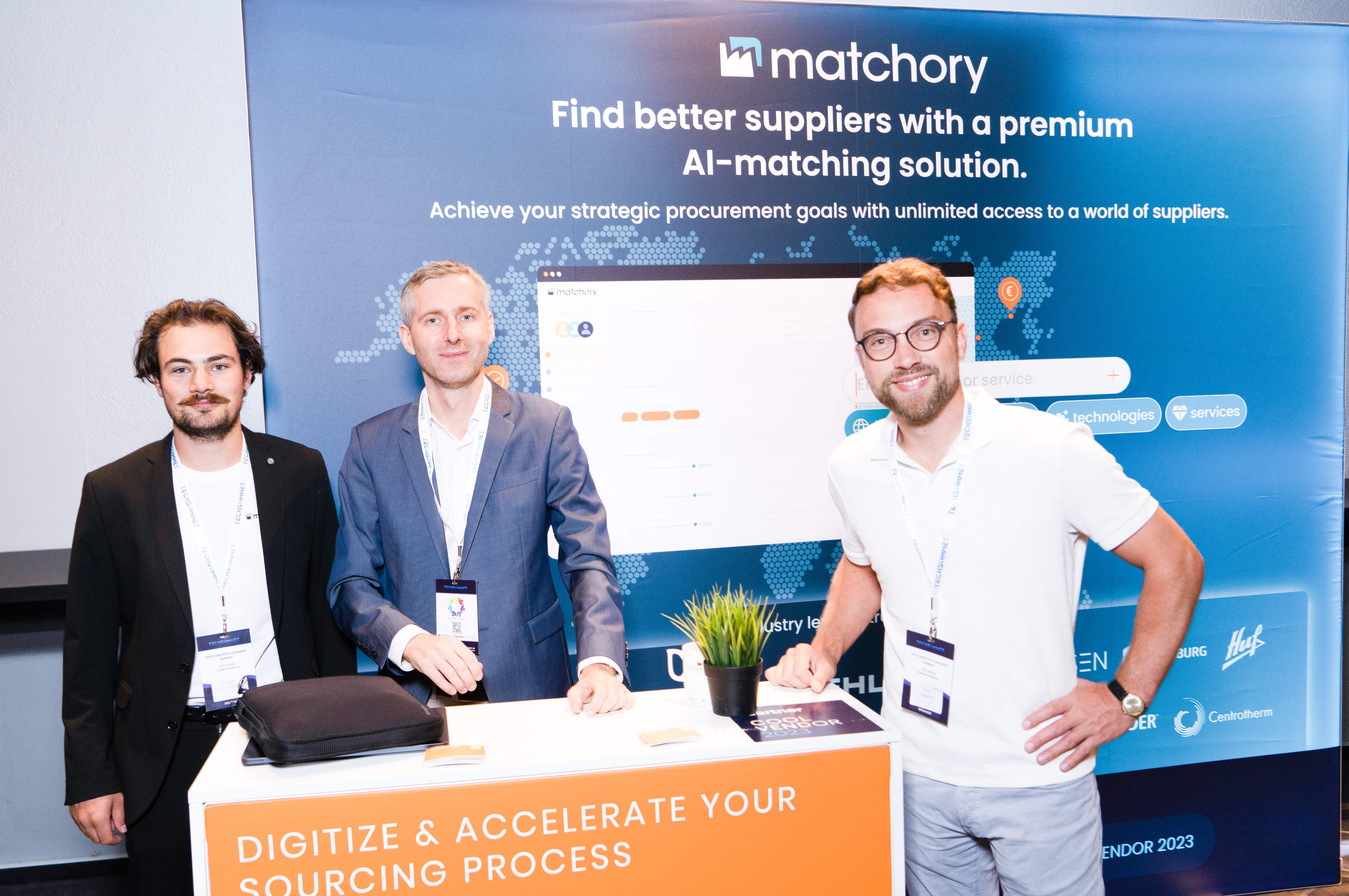 Matchory Team at procuretech leaders summit