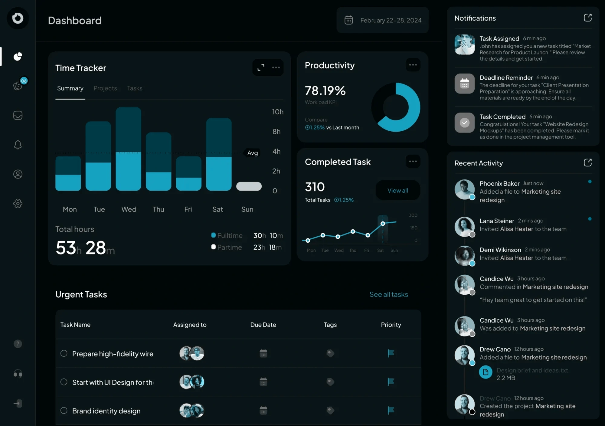Automated document collection dashboard managed by an AI recruiting agent, displaying a compliance checklist for hiring