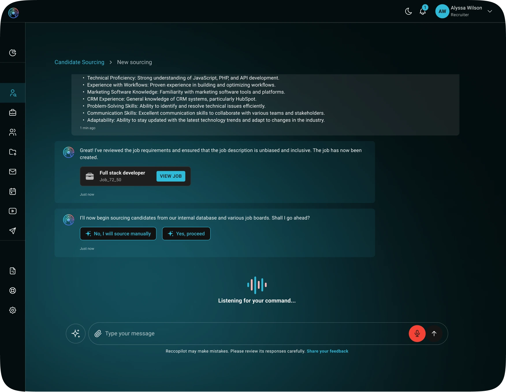 Interview Scheduling and Feedback Collection
