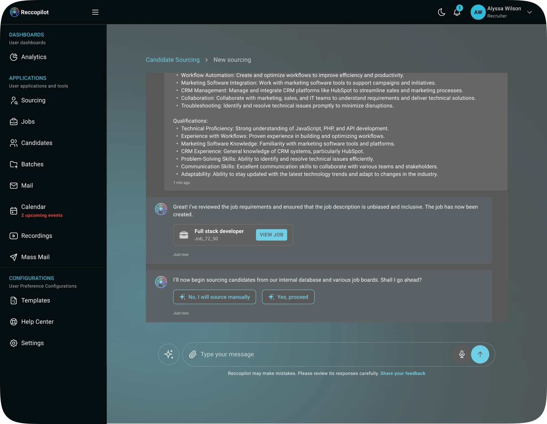 Interview Scheduling and Feedback Collection