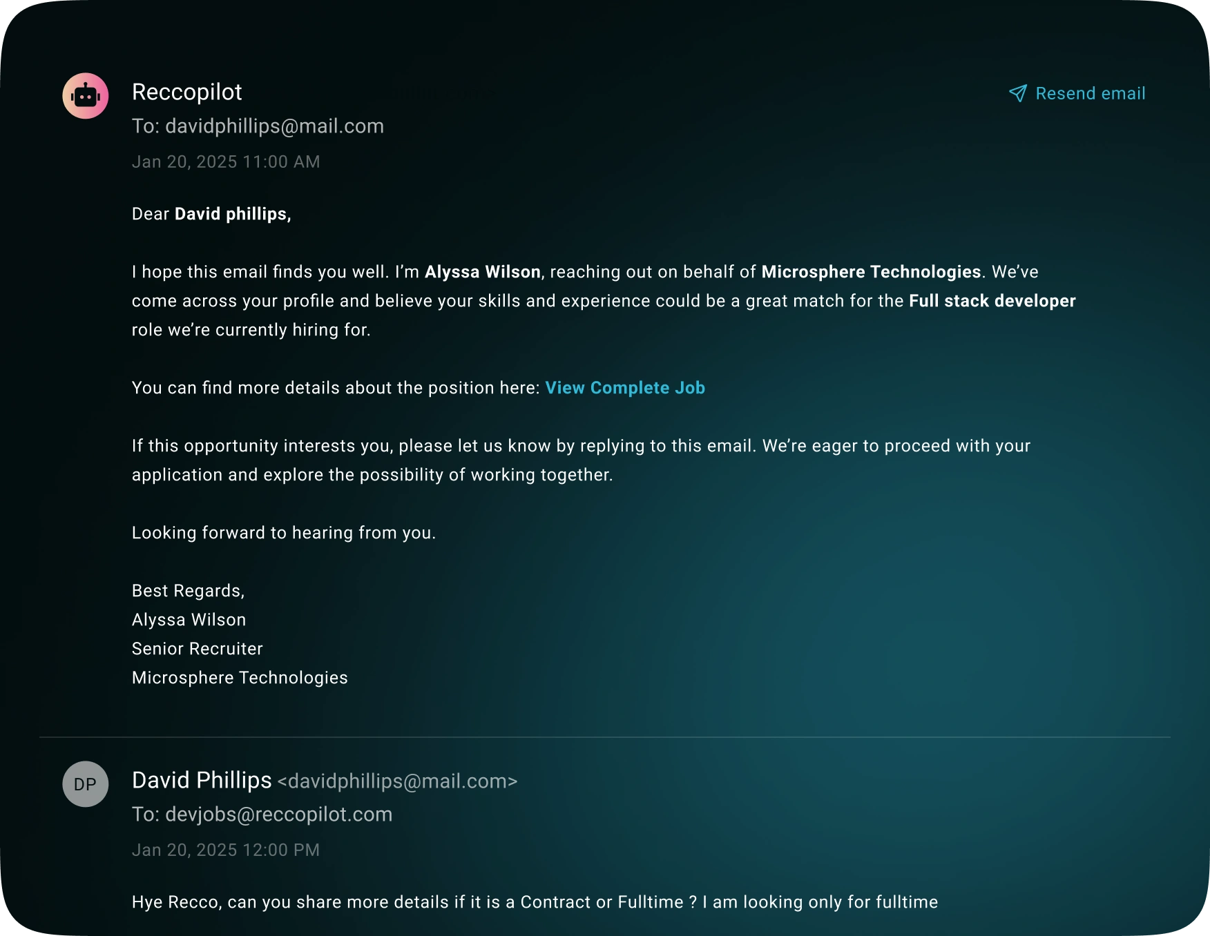 Interview Scheduling and Feedback Collection