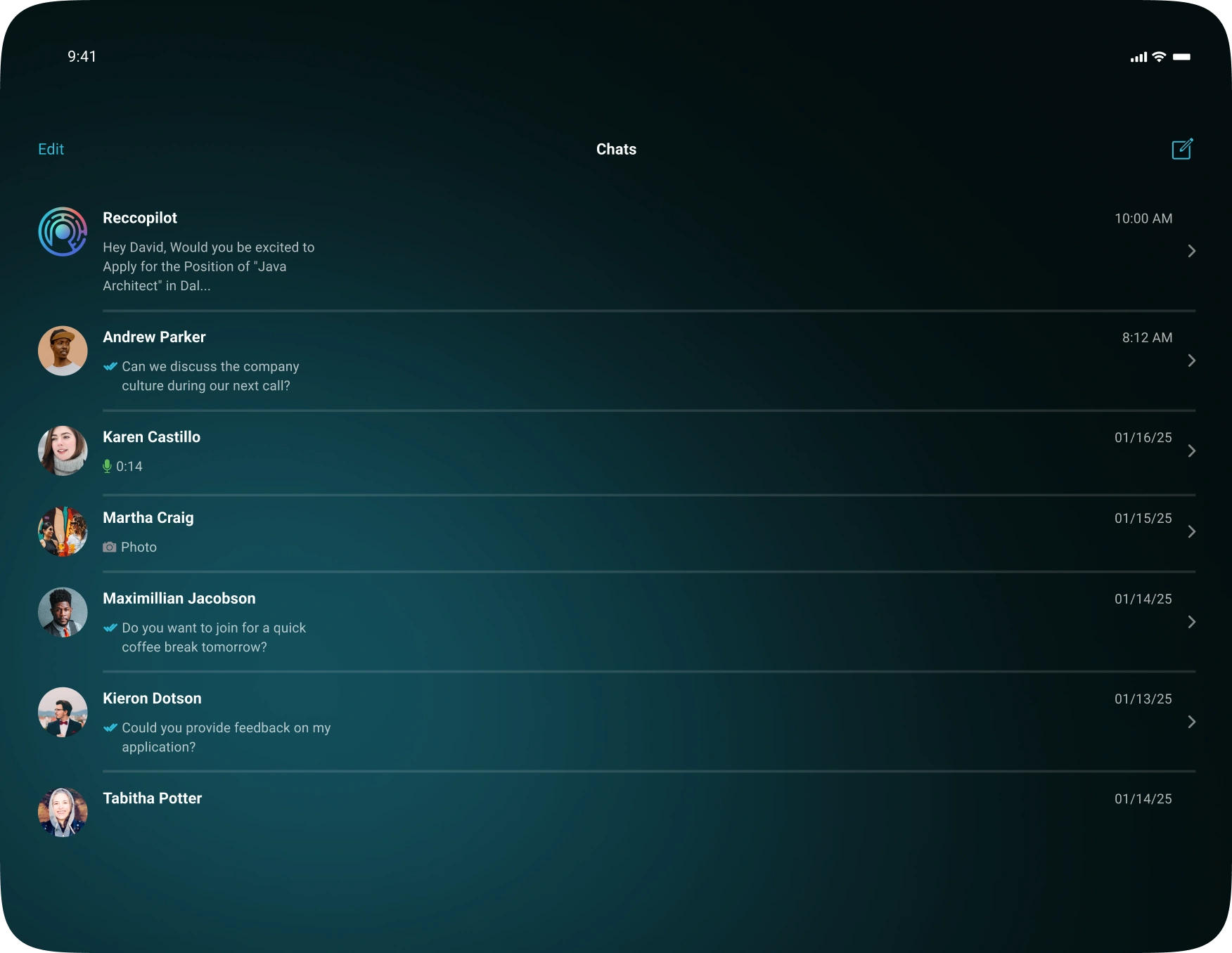 Virtual Interview with AI Analysis