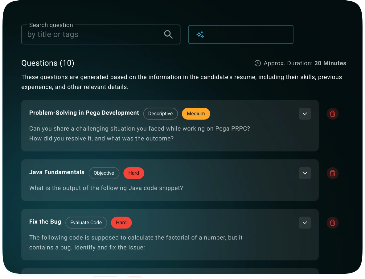 Tailored Assessment Question Bank by Reccopilot 