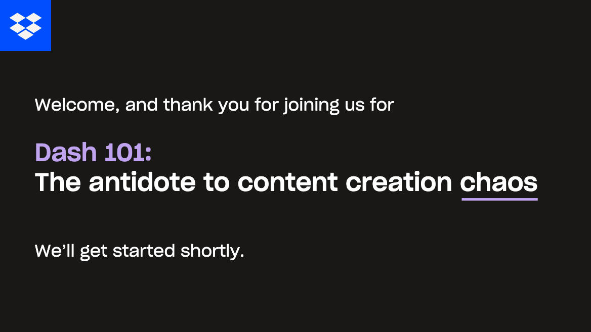 The antidote to content creation chaos