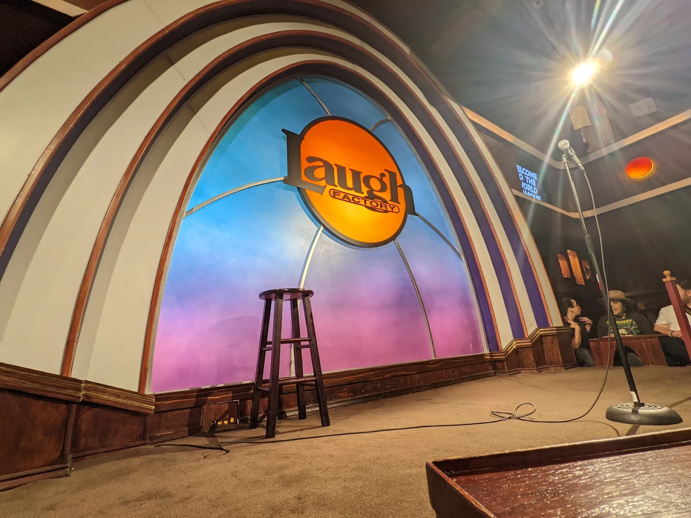 laugh factory sign