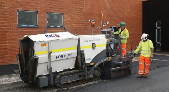 Vögele S800 mini paver