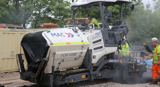 Vögele S1300-3i tracked midi paver
