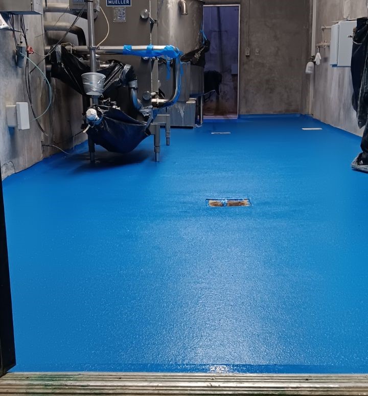 Dairy epoxy floor