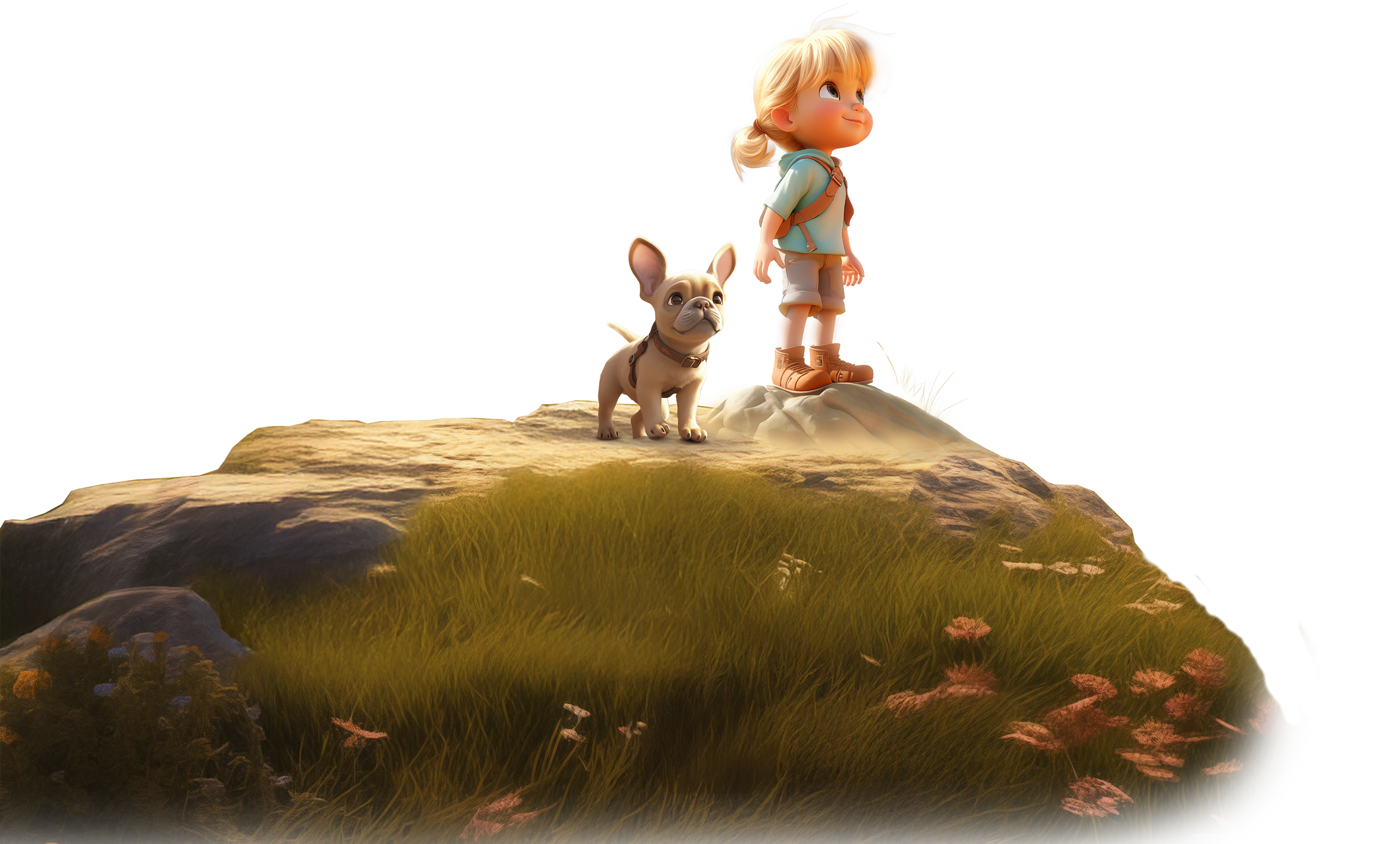 Chloe’s avatar stands triumphantly atop a mountain — a symbol of her journey through the World of Storigami, where every child becomes the hero of their own epic adventure.