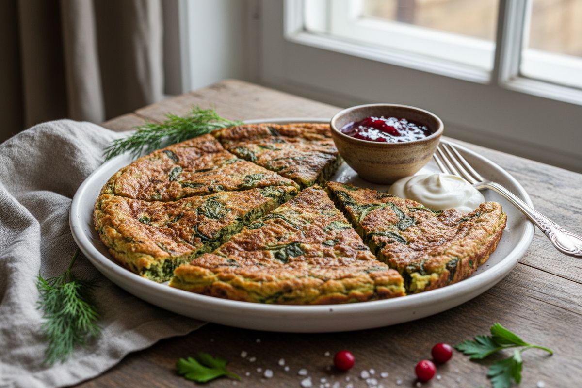 Helppo pinaattilettupelti valmistuu uunissa nopeasti ja sopii koko perheen arki-illalliseksi perinteisten lisäkkeiden kanssa.