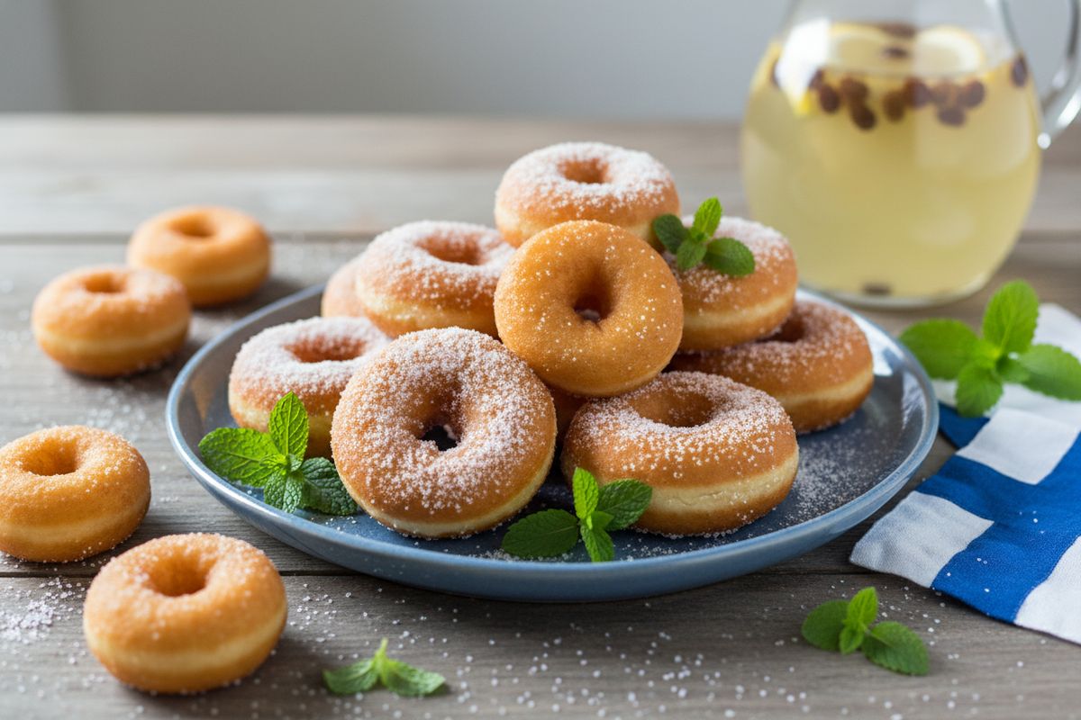 Perinteiset gluteenittomat vappumunkit fariinisokerilla ja kardemummalla – pehmeimmillään juuri paistettuina siman kera nautittuna.