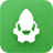 White rocket ship icon on a green hexagonal background.