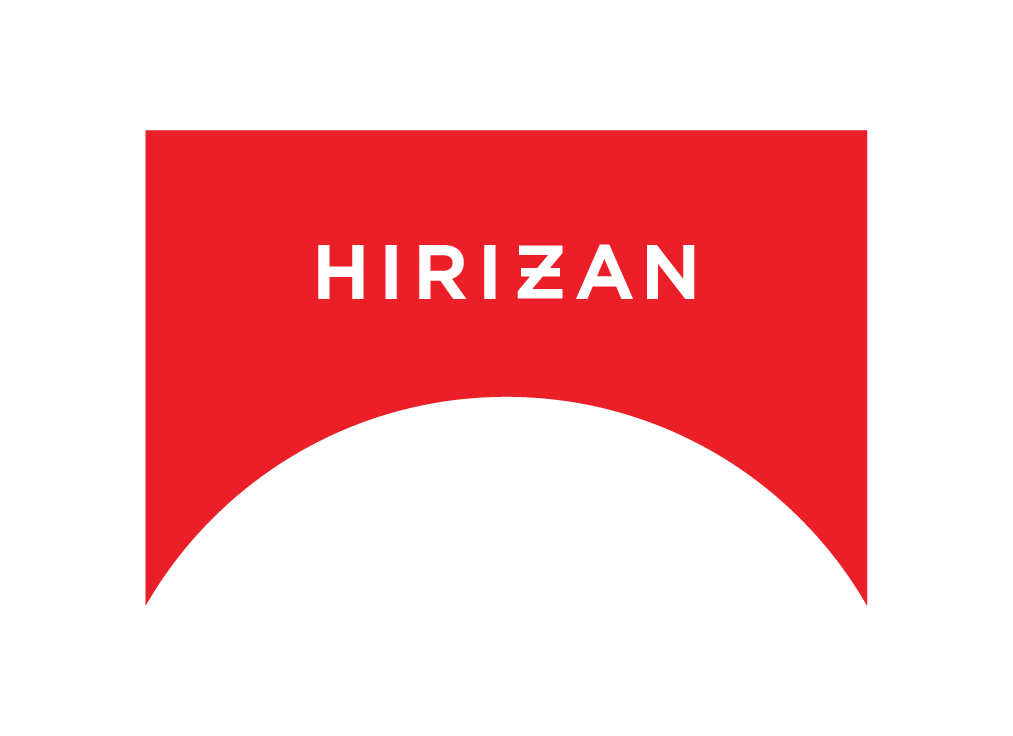 Hirizan main logo in red.