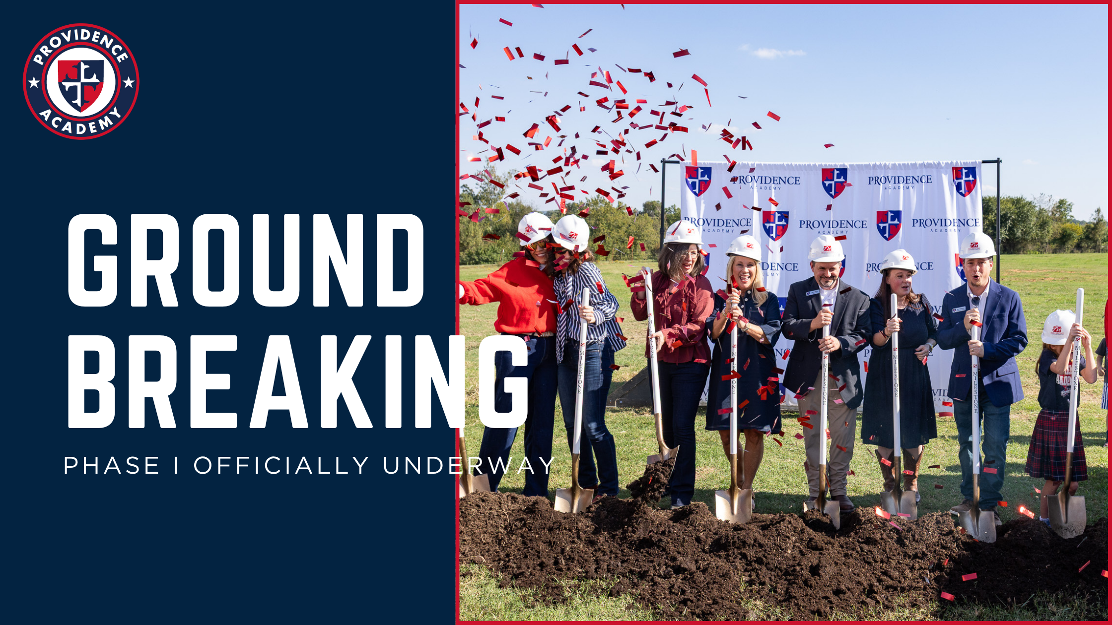 Groundbreaking: A Historic Day for Providence Academy 