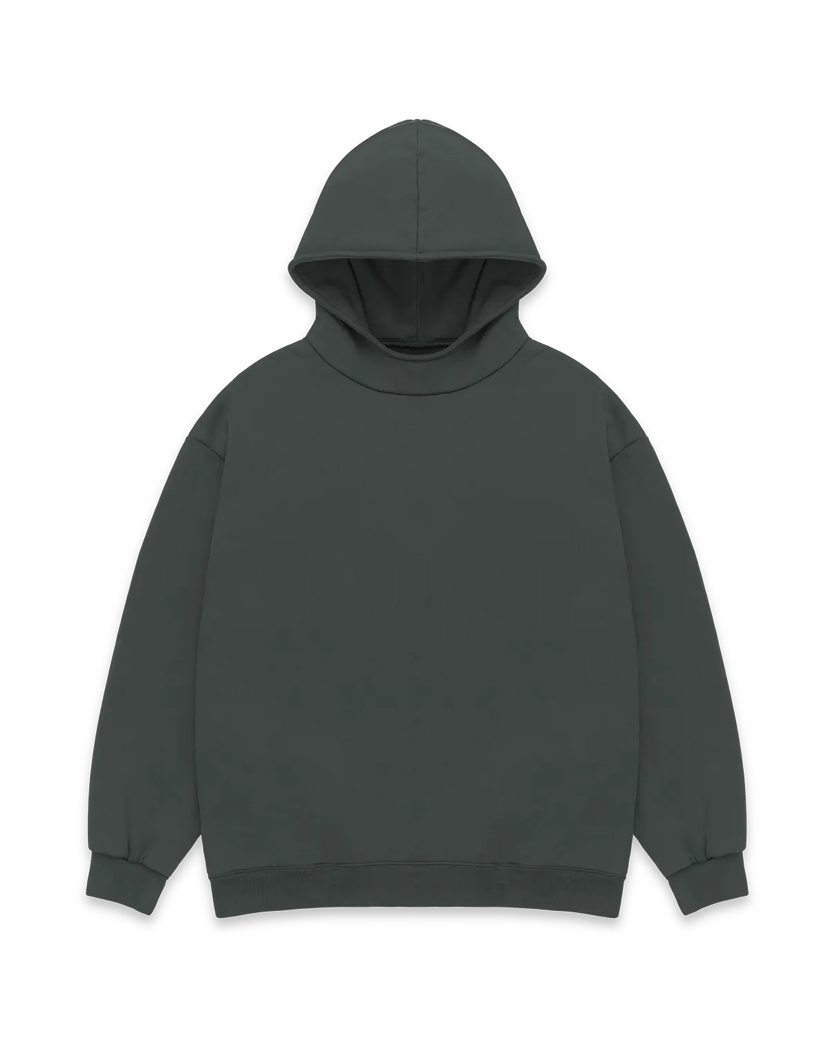 a black hoodie with a white background