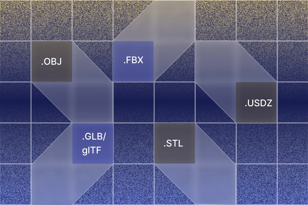 3D Model File Formats for Scanning: OBJ, FBX, GLB/glTF, USDZ, STL Compared