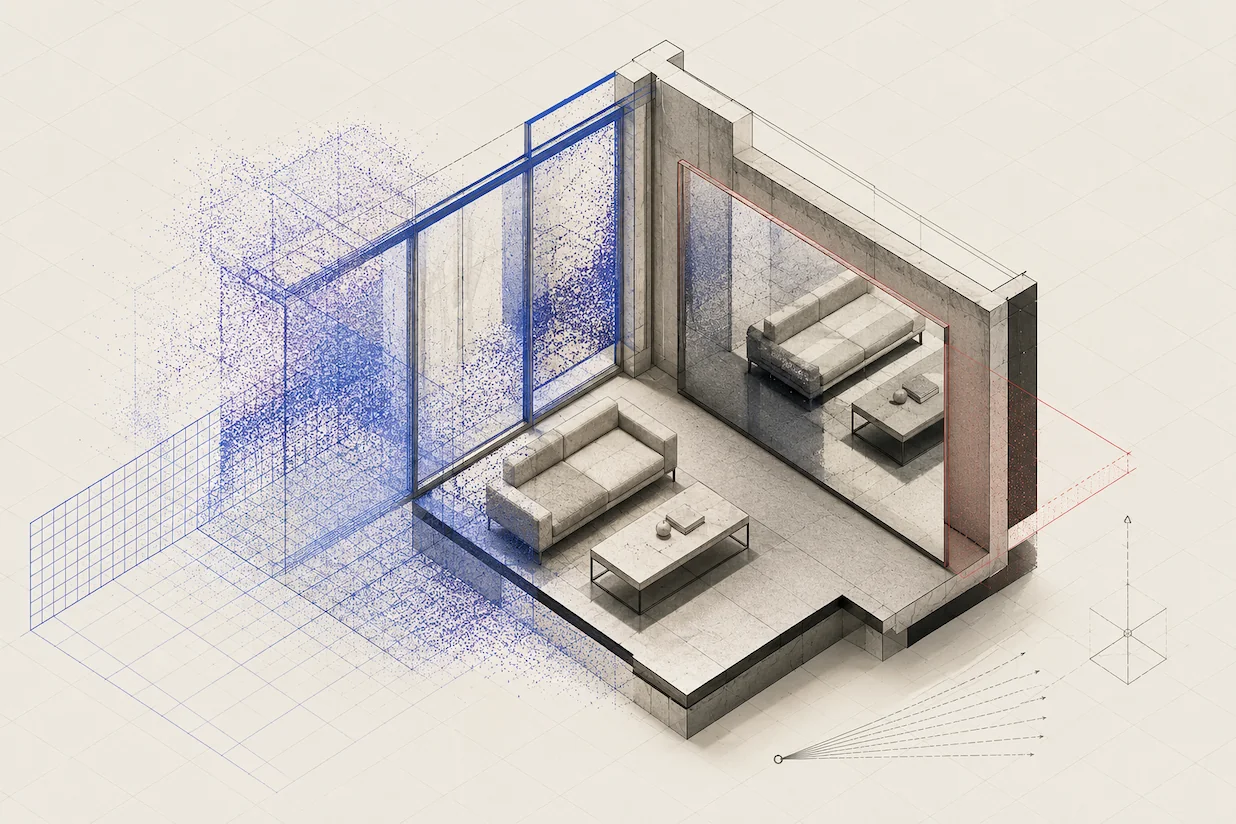 How to Handle Reflective Glass and Mirrors in 3D Scans