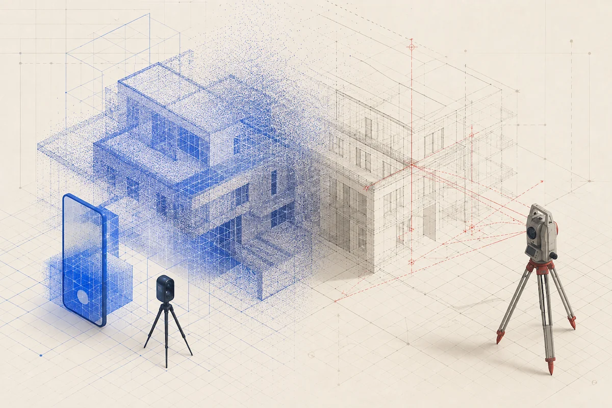 Mobile 3D scanning vs. traditional surveying: Which method fits your project?