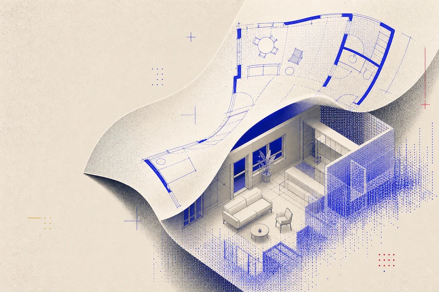 Using AI Floor Plans for Interior Design Mood Boards