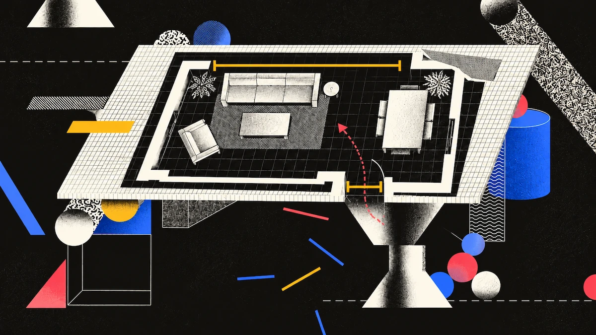 So messen Sie einen Raum für die Möbelplanung