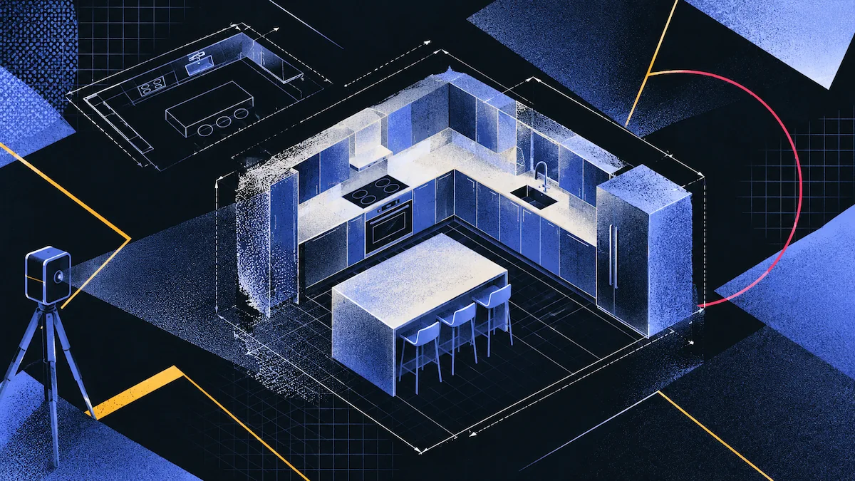 How to Plan a Kitchen Remodel Layout From a 3D Scan
