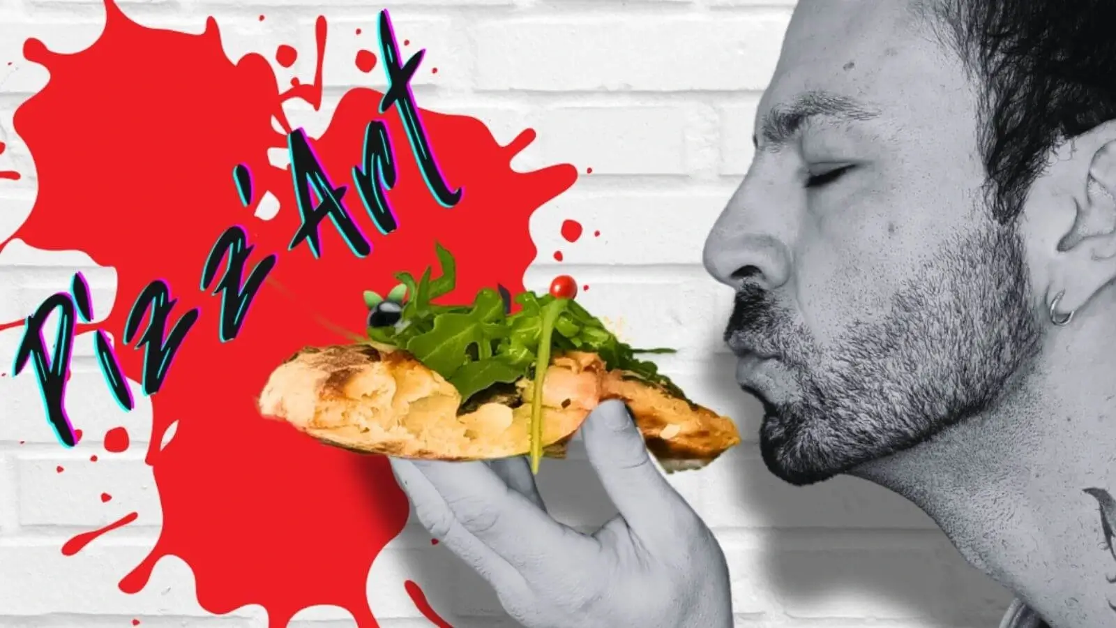 pizza art dégustation pizza maison pizzaiolo savourant une part de pizza gourmande