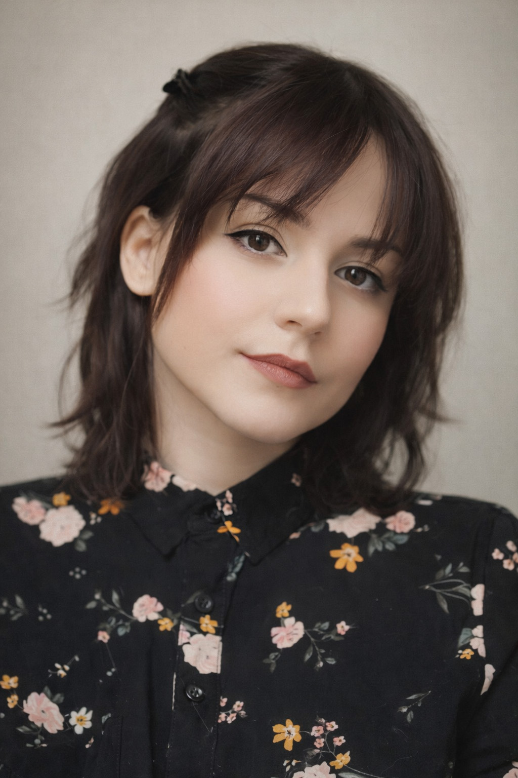 A black and white photo of me