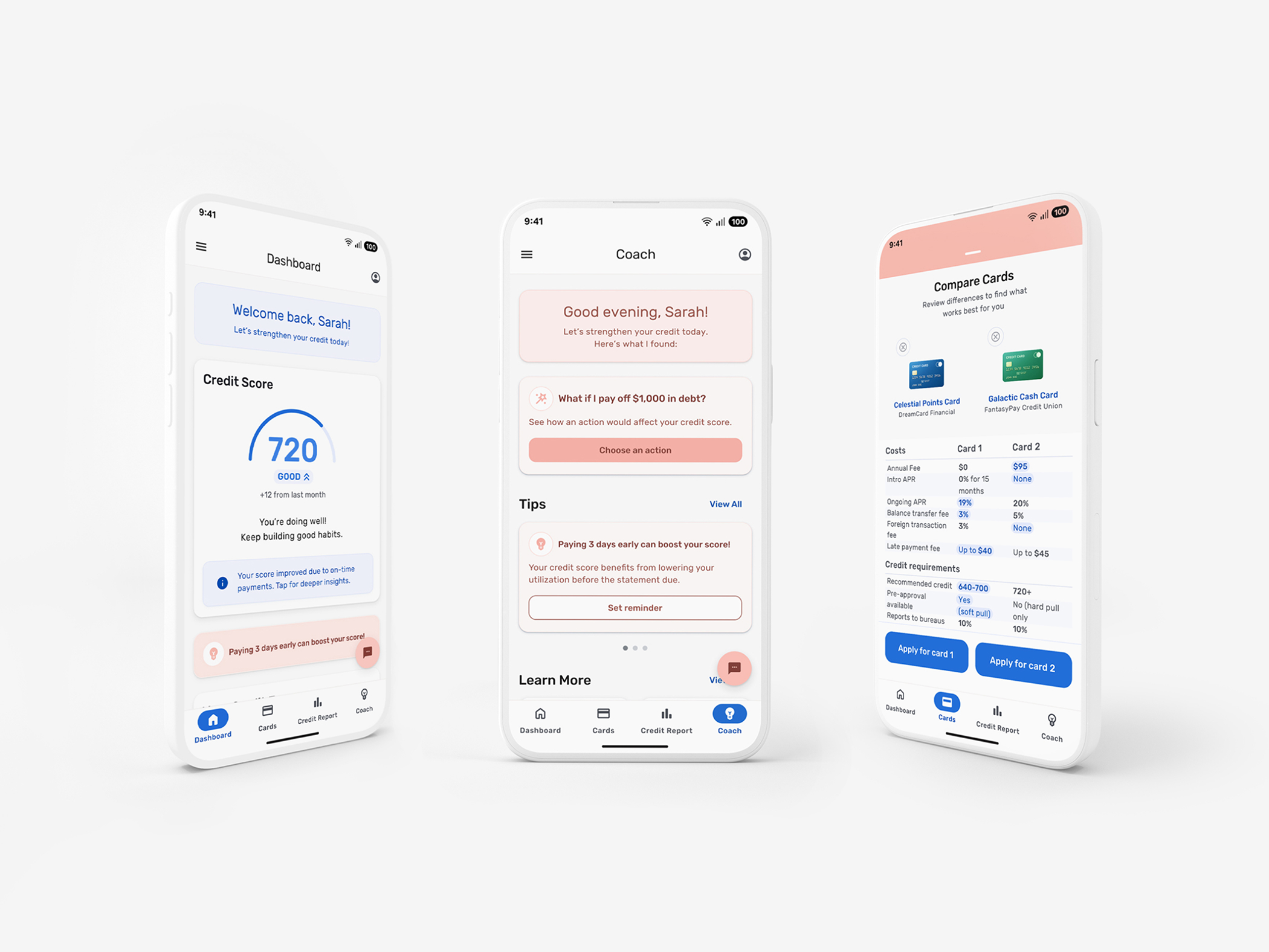 Final designs overview