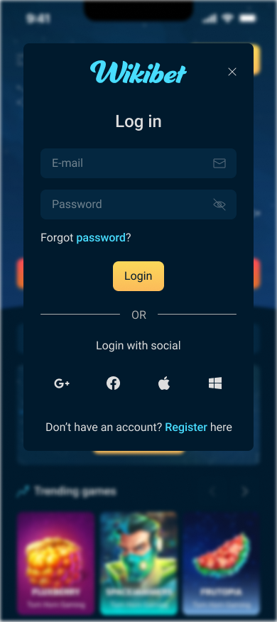 Original modal-based authentication