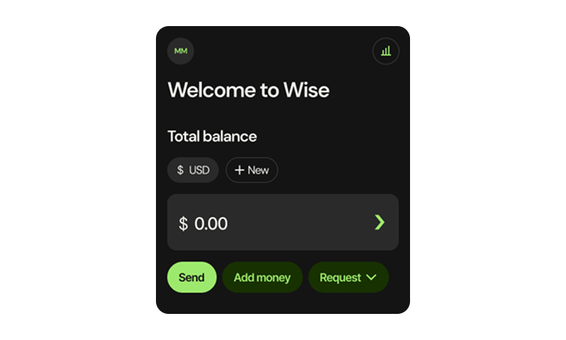 Redesigned Send button