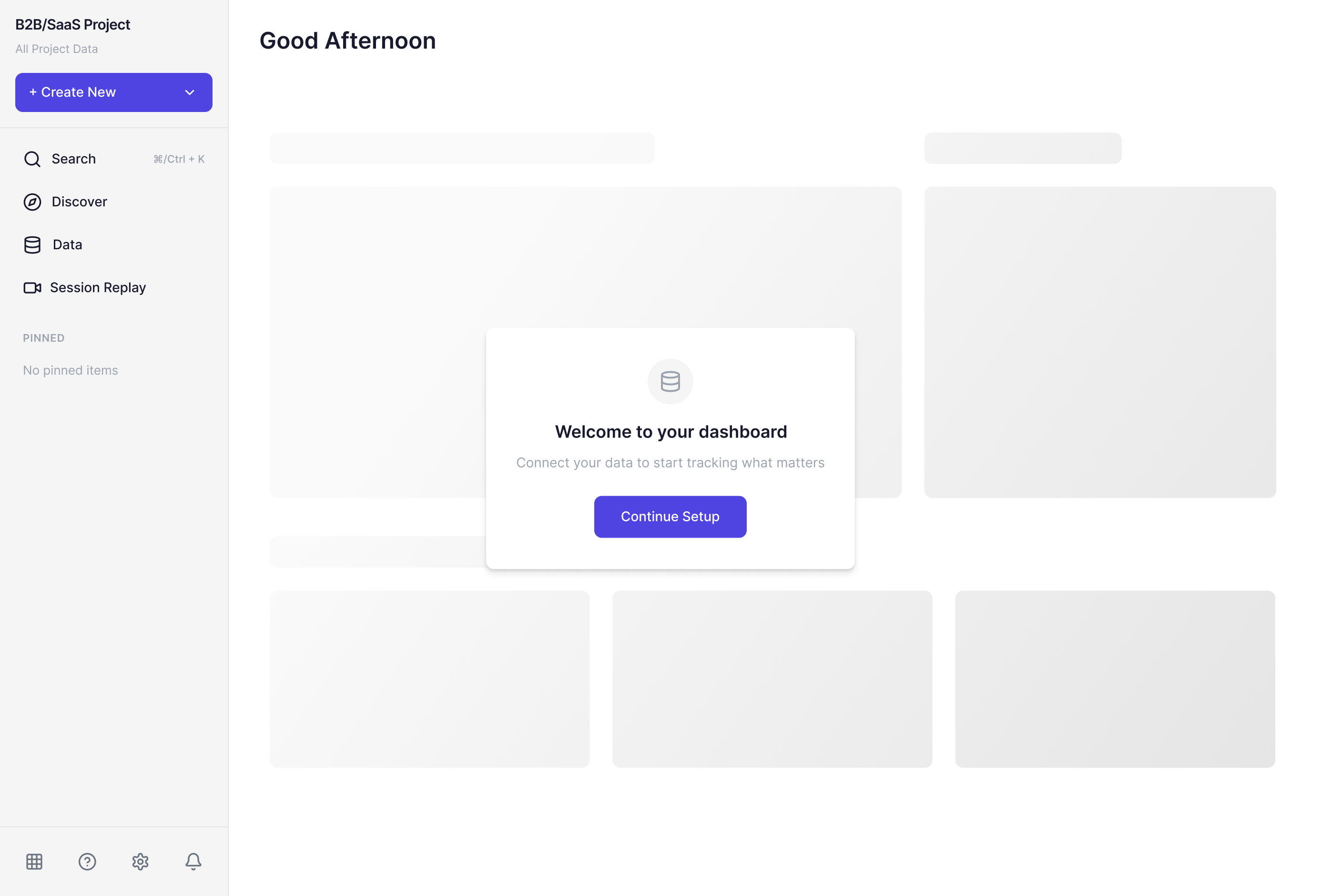 Empty state — redesign