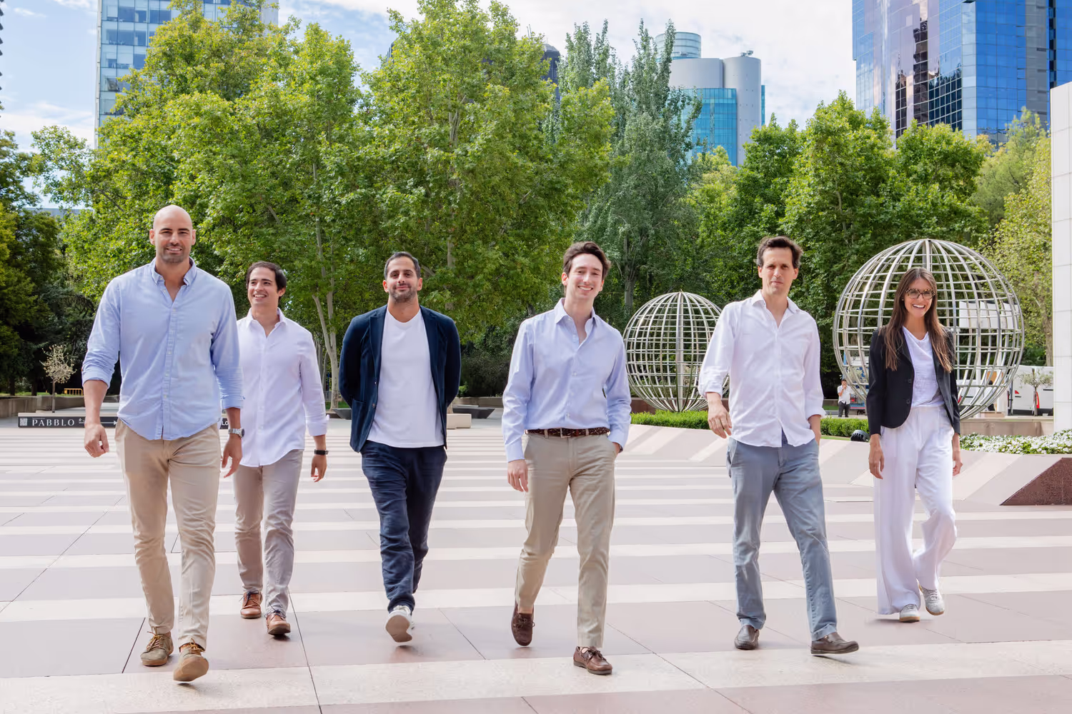 L40 team walking together