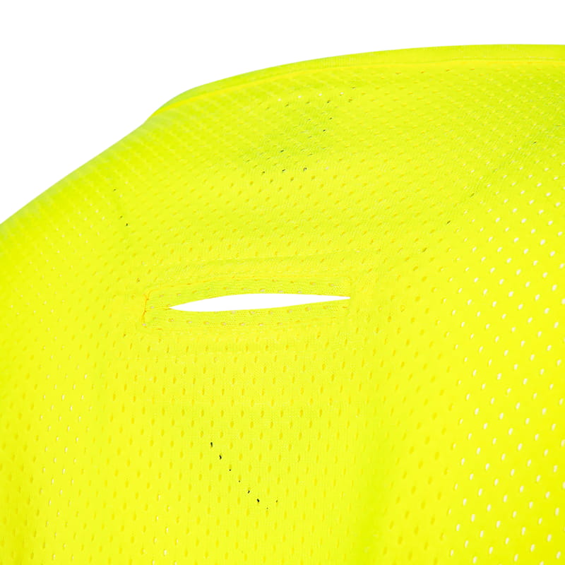 Safety Vest Sleeveless Velcro Closure Yellow in Hi-Vis — Flamesafe flame-resistant workwear, 6oz FR Modacrylic Blend – view 5