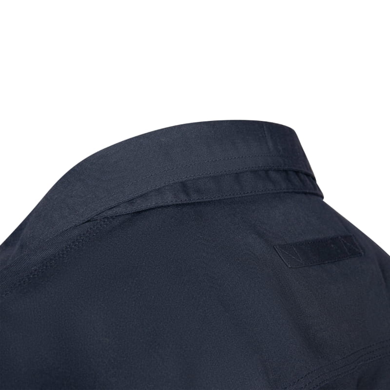 Button Down Shirt Navy FR Lenzing Aramid — Flamesafe flame-resistant workwear – view 10