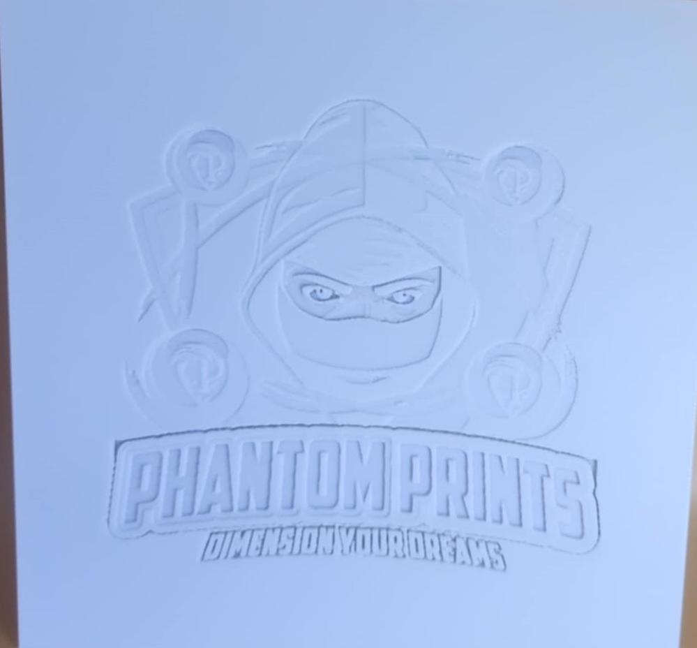 Glowing custom lithophane artwork