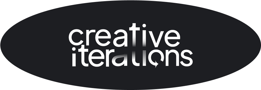 Creative Iterations logo shown in a black ellipse.