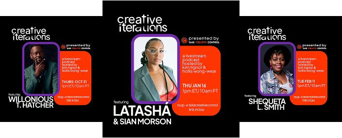 Creative Iterations logo shown in a black ellipse.