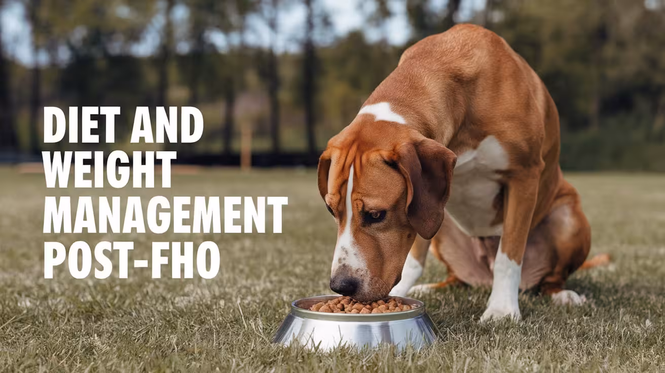 Diet and Weight Management Post-FHO in Dogs
