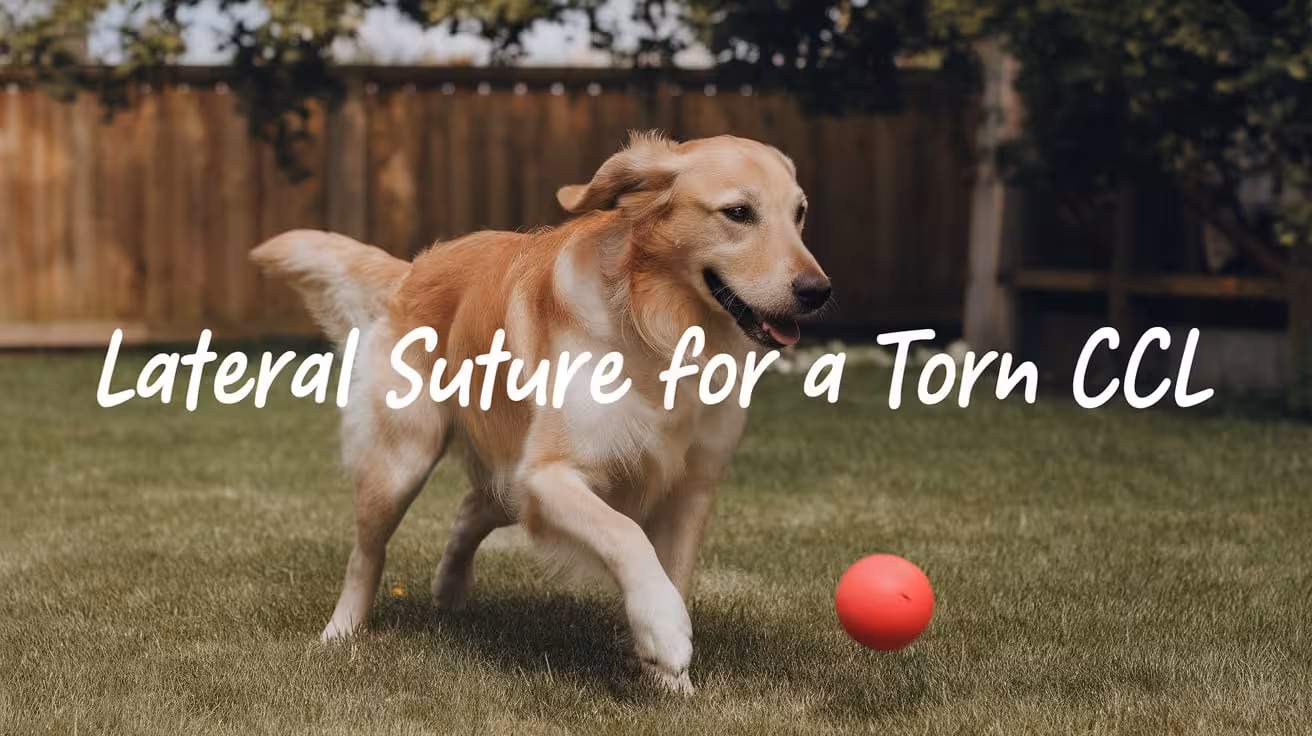 When Is Lateral Suture the Right Option for a Torn CCL?