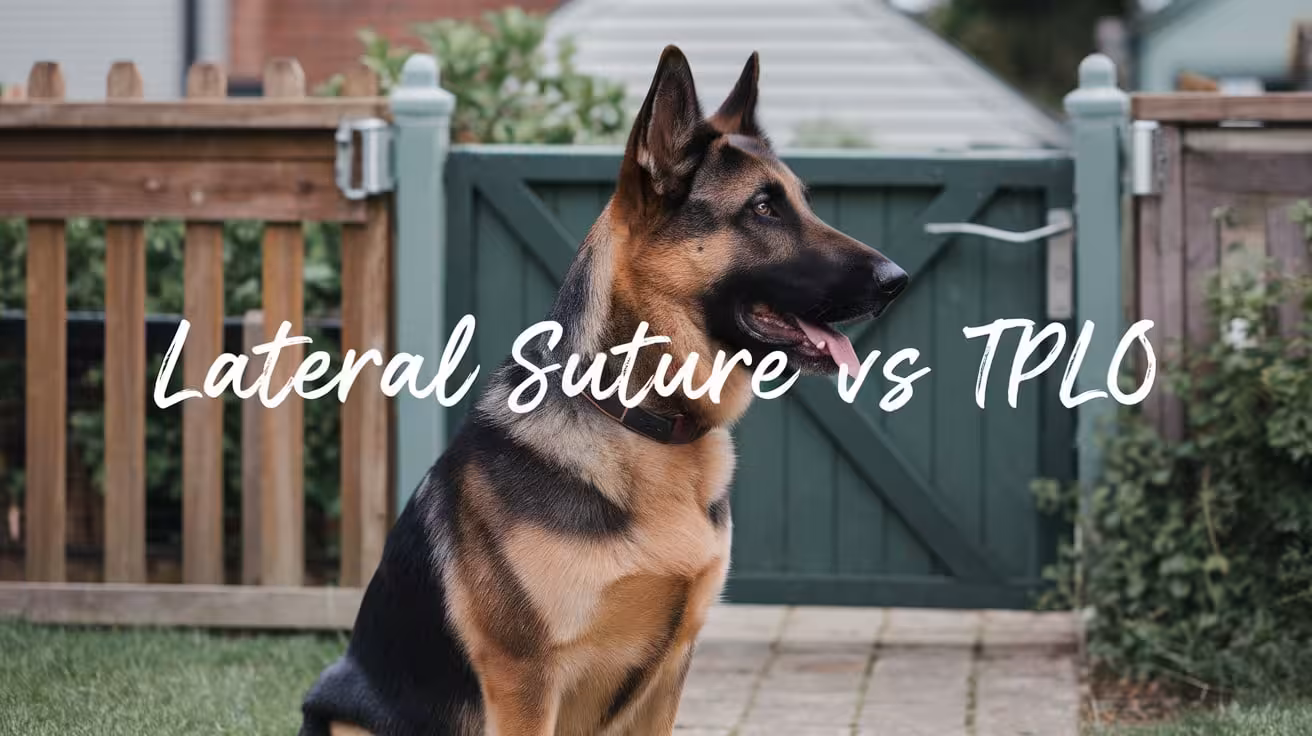 Lateral Suture vs TPLO: What's the difference?