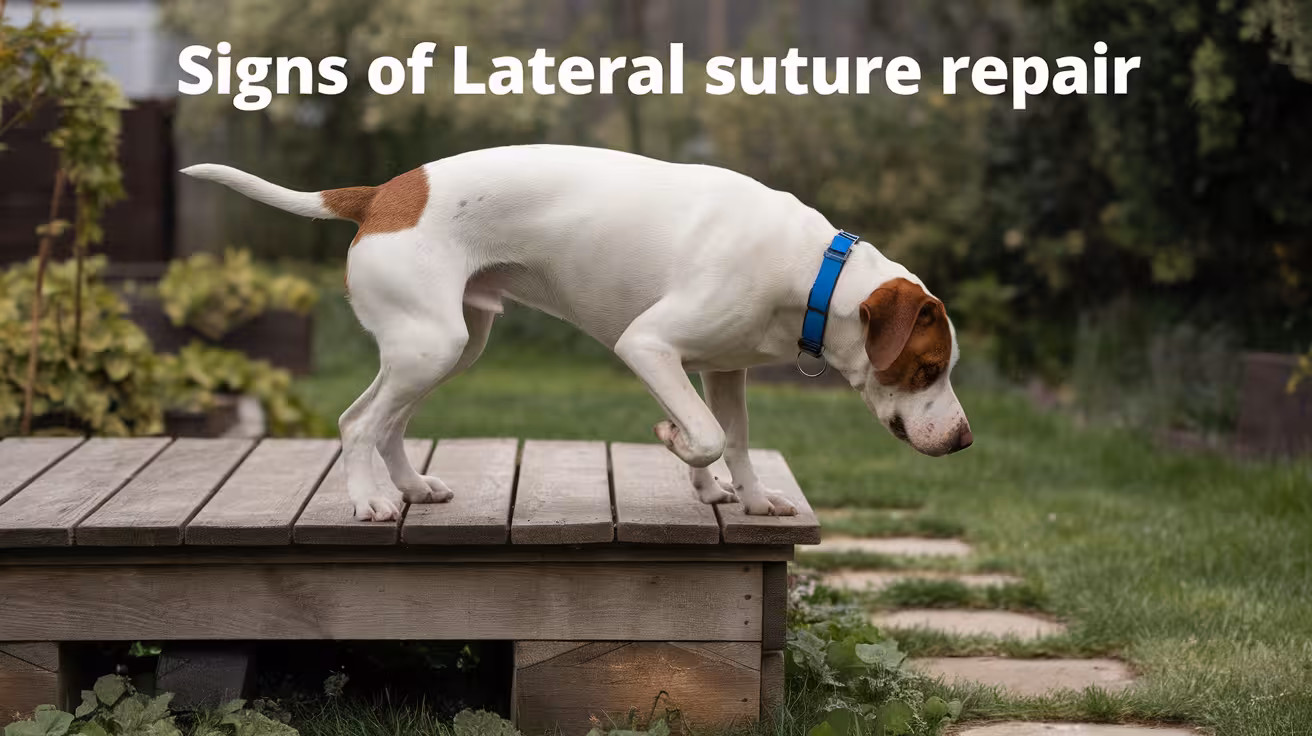 Signs Your Dog May Need Lateral Suture Repair