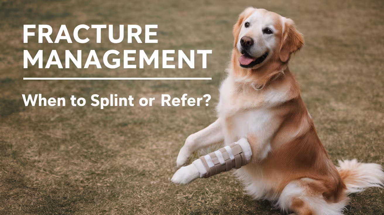 Fracture Management in Dogs | When to Splint or Refer?