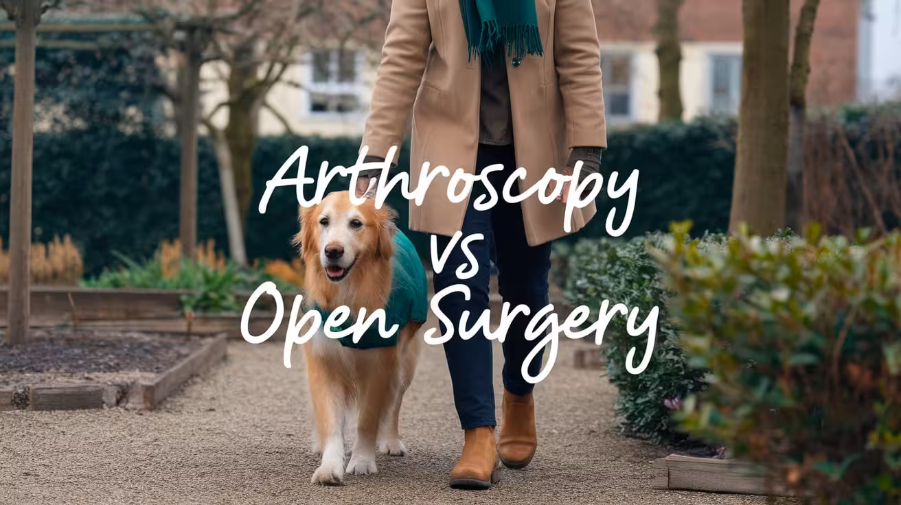 Arthroscopy vs Open Surgery: Guide for Dog Owners