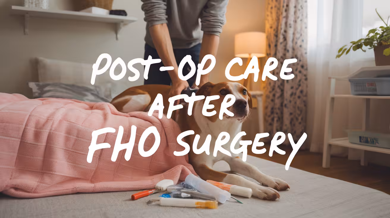 Post-Operative Care Tips for Dogs After FHO Surgery