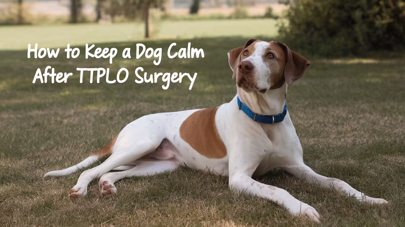 How to Keep a Dog Calm After TPLO Surgery