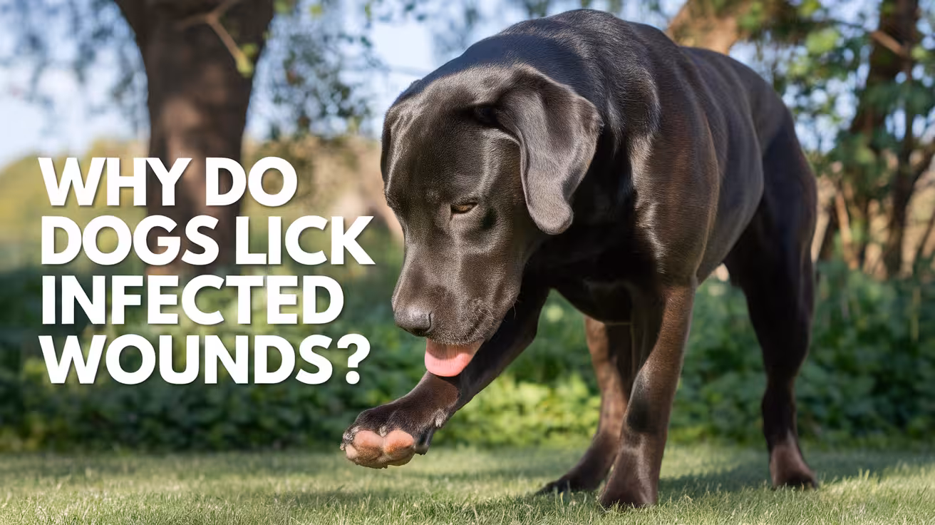 Why Do Dogs Lick Infected Wounds?